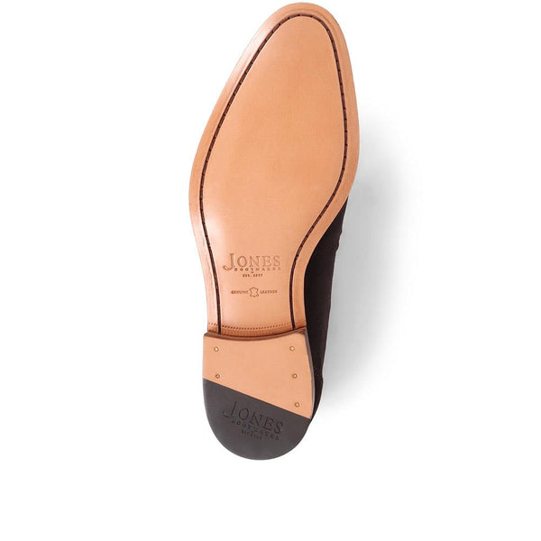 Jones Bootmaker Men's Rake Leather Loafers - Brown Suede