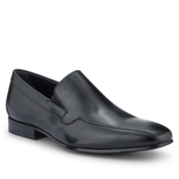 jones bootmaker Men's Ralphie Smart Leather Slip-On Shoes - Black