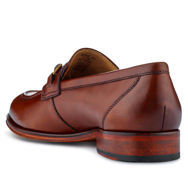 Jones Bootmaker Men's Reece Leather Loafers - Chestnut