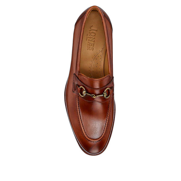 Jones Bootmaker Men's Reece Leather Loafers - Chestnut