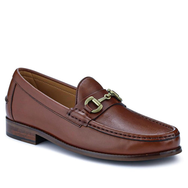 Jones Bootmaker Men's Roan Leather Slip-On Shoes - Chestnut