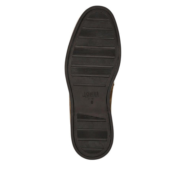 Jones Bootmaker Men's Rocco Laceless Leather Shoes - Dark Brown Suede