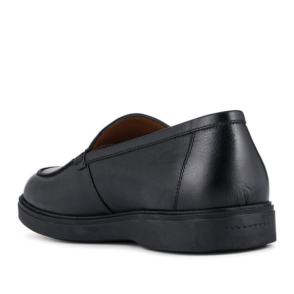 Jones Bootmaker Men's Roderick Leather Slip-Ons - Black Grain