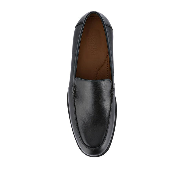 Jones Bootmaker Men's Roderick Leather Slip-Ons - Black Grain