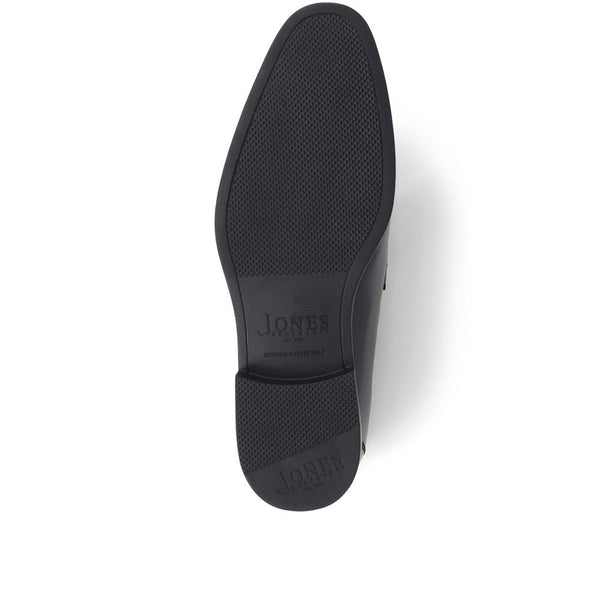 Jones Bootmaker Men's Rushden Leather Penny Loafers - Black