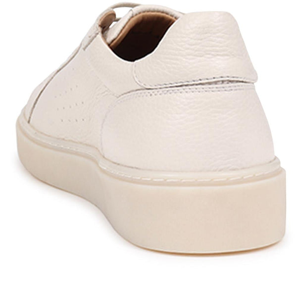 Jones Bootmaker Men's Sammy Leather Trainers - Off White