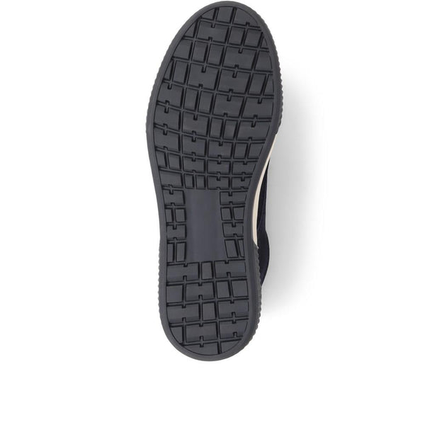 Jones Bootmaker Men's Seaford Suede Trainers - Navy Suede