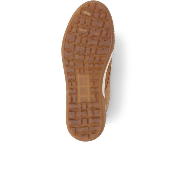 Jones Bootmaker Men's Seaford Suede Trainers - Tan Suede