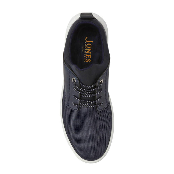 Jones Bootmaker Men's Seamus Casual Lace-Up Trainers - Navy