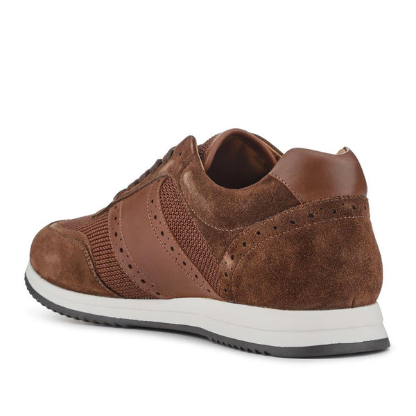 Jones Bootmaker Men's Sergio Lace-Up Leather Trainers - Brown Suede
