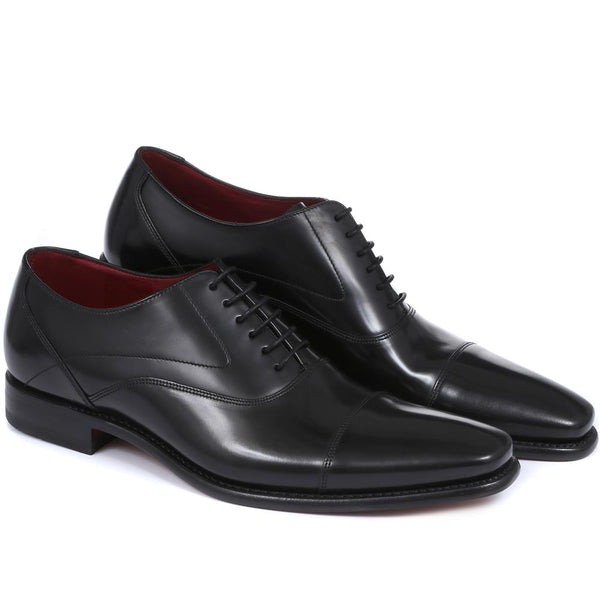 Jones Bootmaker Men's Sharp4 Goodyear Welted Leather Oxfords - Black