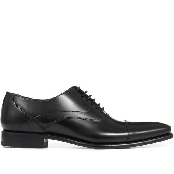 jones bootmaker Men's Sharp4 Goodyear Welted Leather Oxfords - Black