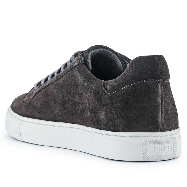 Jones Bootmaker Men's Simon Leather Men's Trainers - Grey Suede
