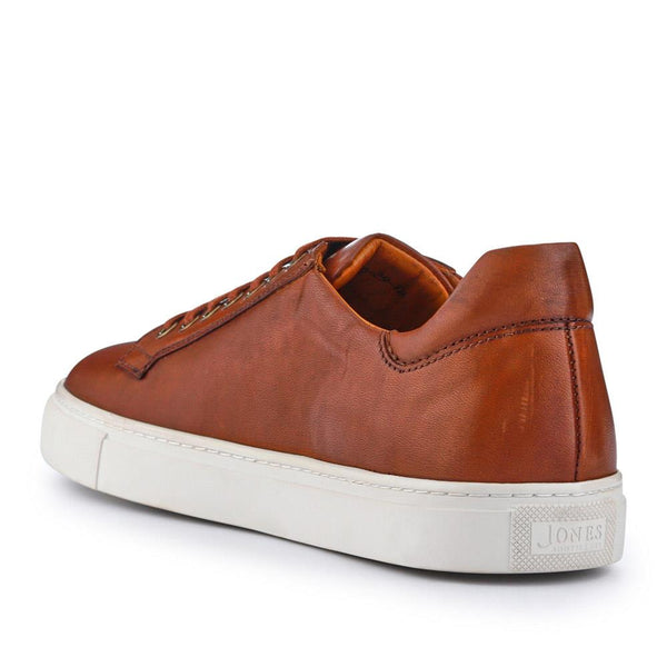 Jones Bootmaker Men's Simon Leather Men's Trainers - Tan