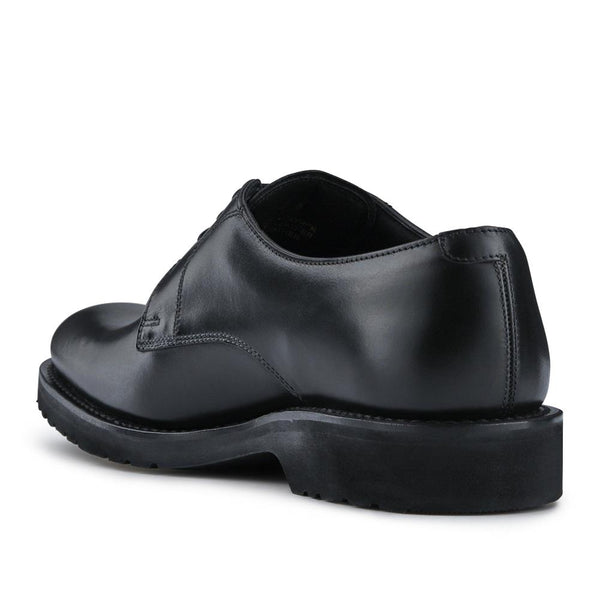 Jones Bootmaker Men's Smart Leather Wide-Fit Derby Shoes - Black