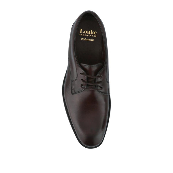 Jones Bootmaker Men's Smart Leather Wide-Fit Derby Shoes - Dark Brown