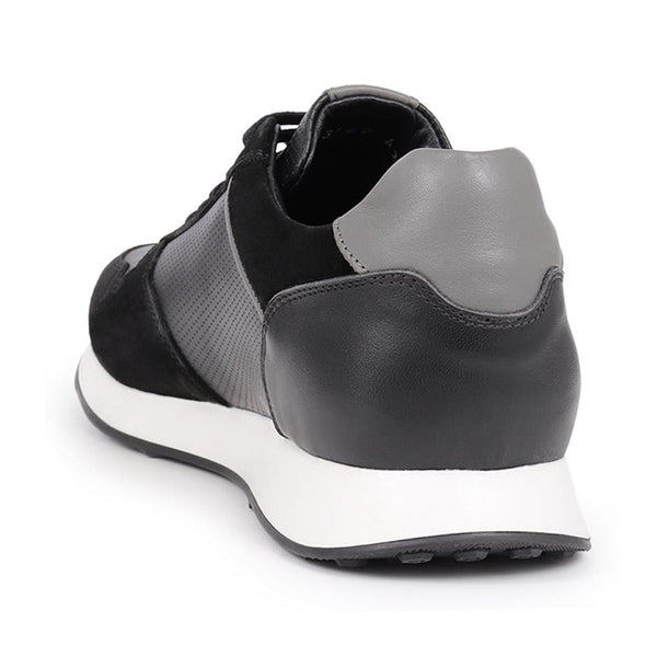 Jones Bootmaker Men's Southsea Lace-Up Trainers - Black