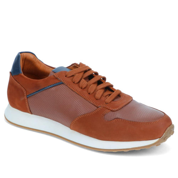 jones bootmaker Men's Southsea Lace-Up Trainers - Tan