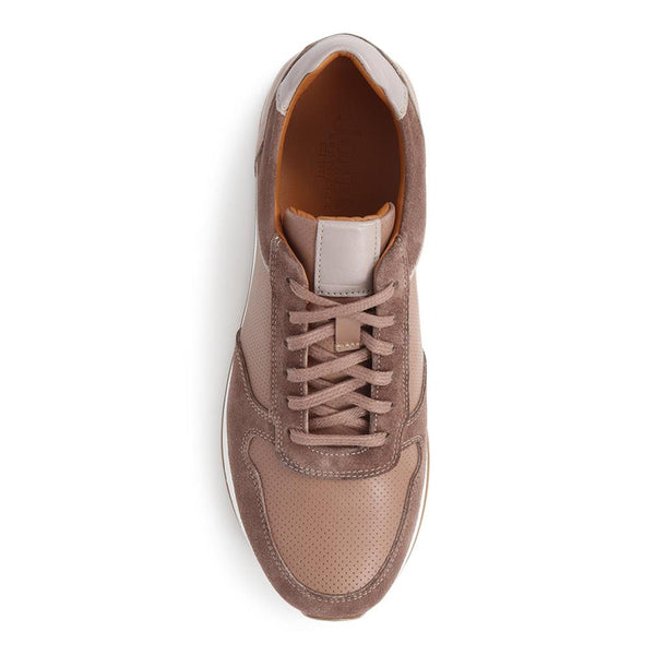 Jones Bootmaker Men's Southsea Lace-Up Trainers - Taupe