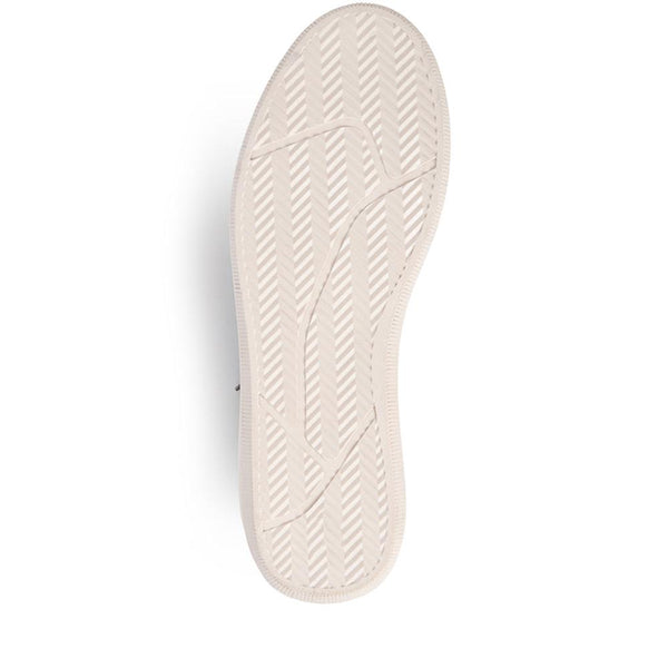 Jones Bootmaker Men's Spenser Leather Trainers - Navy