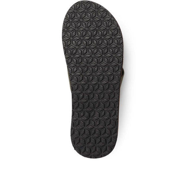 Jones Bootmaker Men's Toeman Toe Post Sandals - Olive