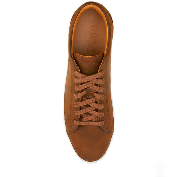 Jones Bootmaker Men's Troon Leather Trainers - Tan Nubuck