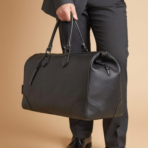Jones Bootmaker Men's Upington Weekend Bag - Black Grain