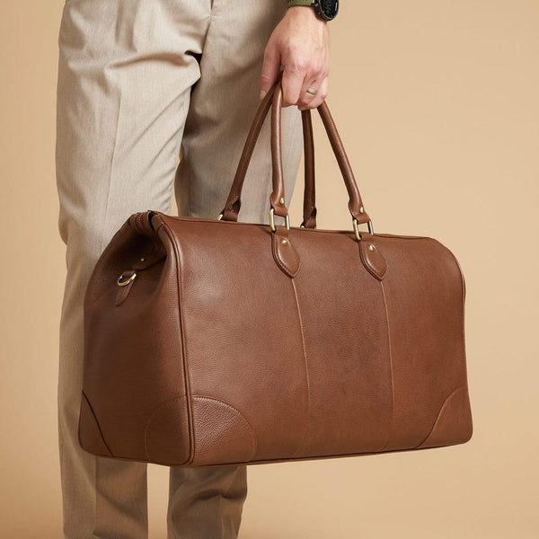 Jones Bootmaker Men's Upington Weekend Bag - Tan Grain