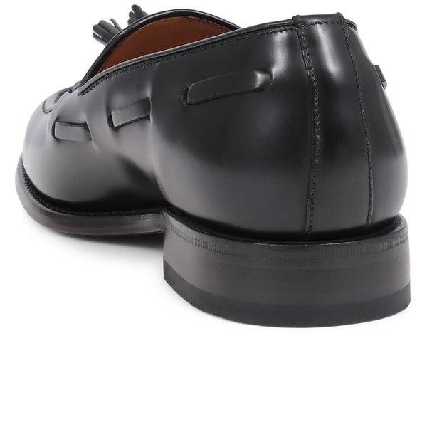 Jones Bootmaker Men's Utah1 Loake Leather Tassel Loafers - Black