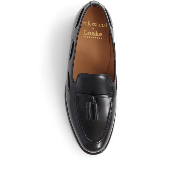 Jones Bootmaker Men's Utah1 Loake Leather Tassel Loafers - Black