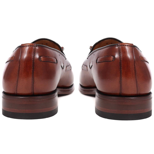 Jones Bootmaker Men's Utah1 Loake Leather Tassel Loafers - Brown