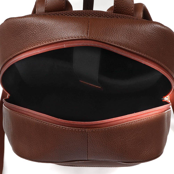 Jones Bootmaker Men's Vally Leather Backpack - Tan Grain