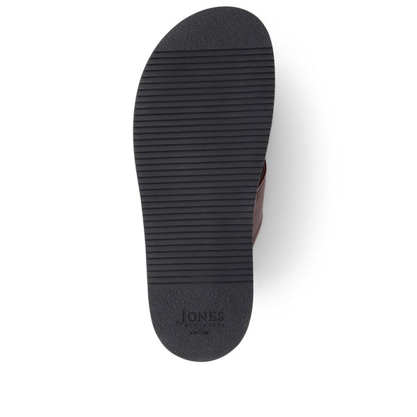 Jones Bootmaker Men's Whitehaven Leather Mules - Dark Brown