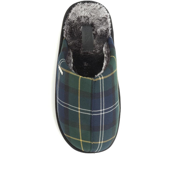 Jones Bootmaker Men's Young Mule Slippers - Green Multi