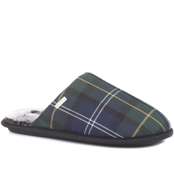 jones bootmaker Men's Young Mule Slippers - Green Multi