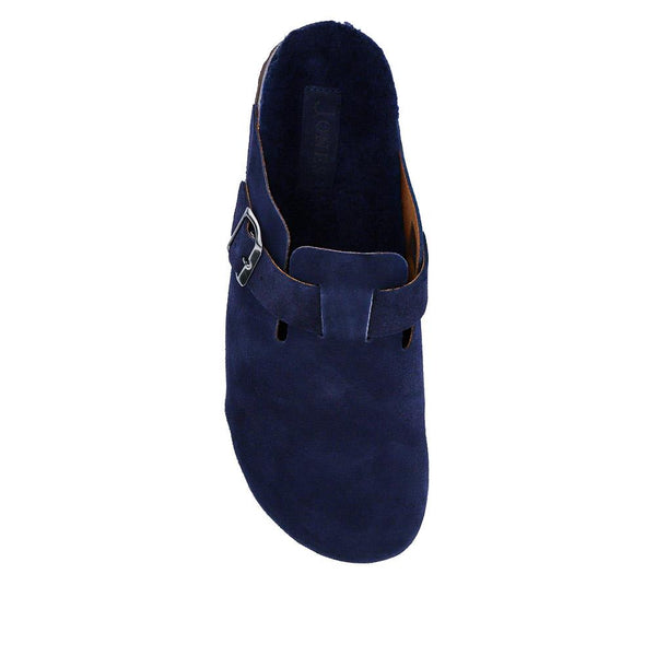 Jones Bootmaker Men's Zaid Suede Slippers - Navy Suede