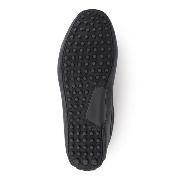 Jones Bootmaker Men's Zain Suede Full Slippers - Charcoal