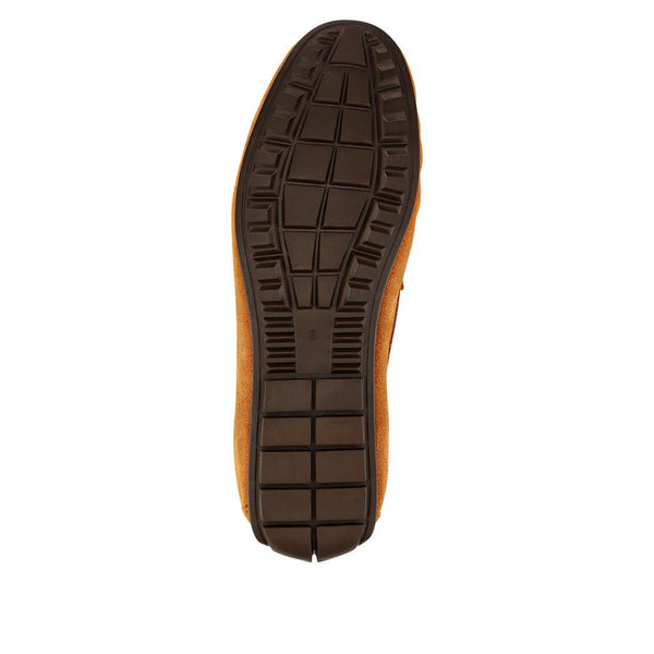 Jones Bootmaker Men's Zain Suede Full Slippers - Chestnut