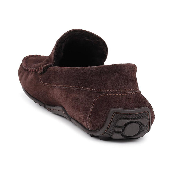 Jones Bootmaker Men's Zain Suede Full Slippers - Chocolate