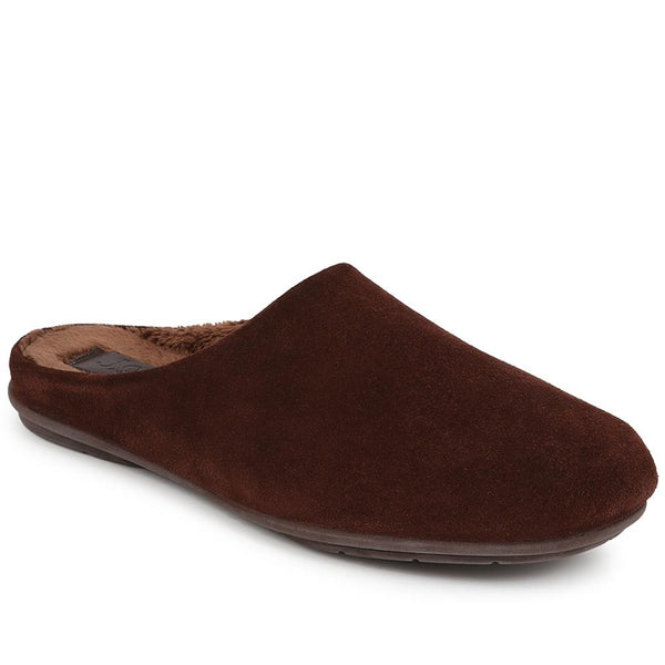 jones bootmaker Men's Zayden Mule Slippers - Chocolate