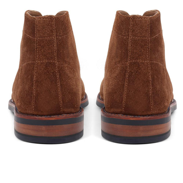 Jones Bootmaker Outlet Acton2 Leather Chukka Boots - Tobacco Suede