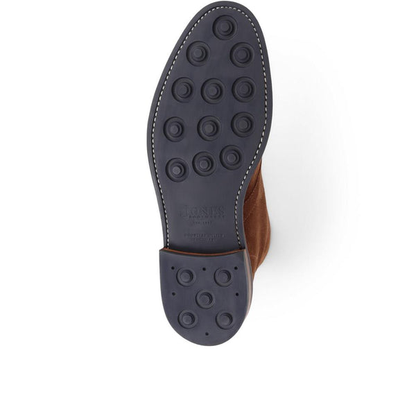 Jones Bootmaker Outlet Acton2 Leather Chukka Boots - Tobacco Suede