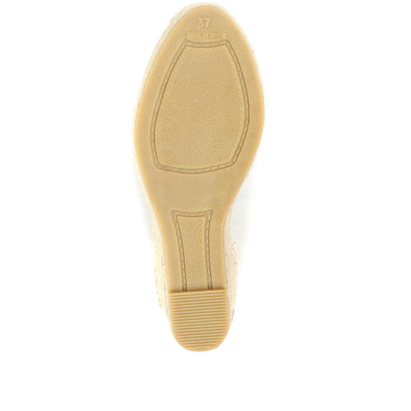 Jones Bootmaker Outlet Alyssa Wedge Espadrille Sandals - Grey