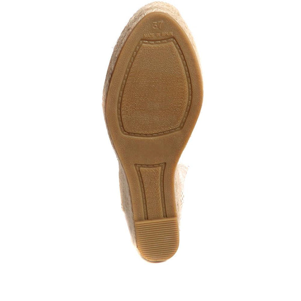 Jones Bootmaker Outlet Alyssa Wedge Espadrille Sandals - Orange