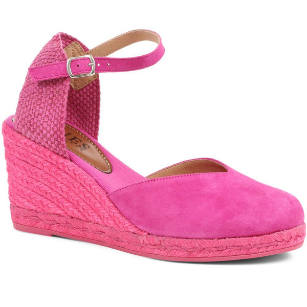 jones bootmaker Outlet Arabella Wedge Sandals - Majenta