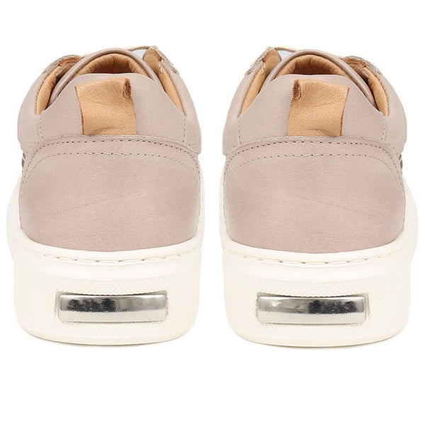 Jones Bootmaker Outlet Ariella Cut Out Detailed Trainers - Taupe