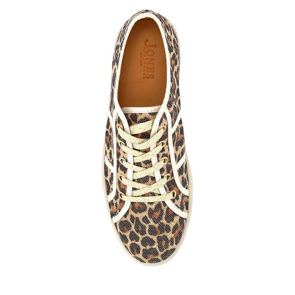 Jones Bootmaker Outlet Aveline Platform Trainers - Leopard
