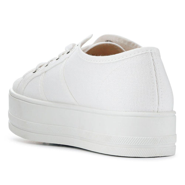 Jones Bootmaker Outlet Aveline Platform Trainers - White