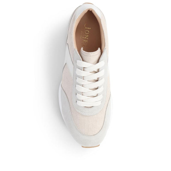 Jones Bootmaker Outlet Babetta Leather Trainers - White