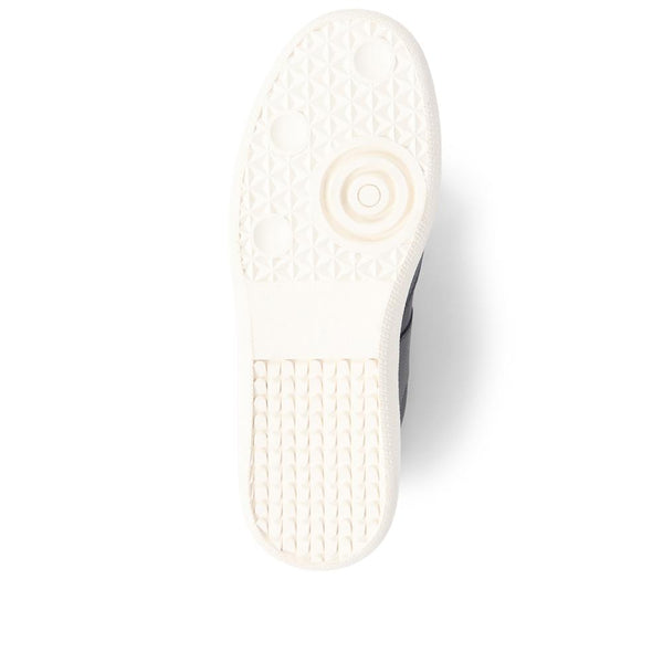 Jones Bootmaker Outlet Beatricia Leather Trainers - Navy